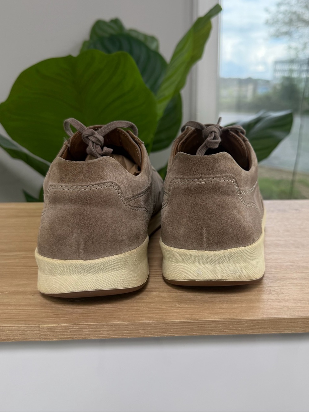 MEPHISTO Men's Rodrigo Suede Casual Sneakers in Taupe Sz 10.5 - Picture 4 of 7